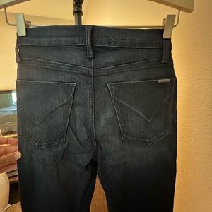 Hudson Barbara high waist super skinny dark denim jeans size 27